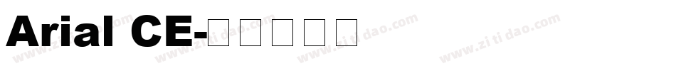 Arial CE字体转换